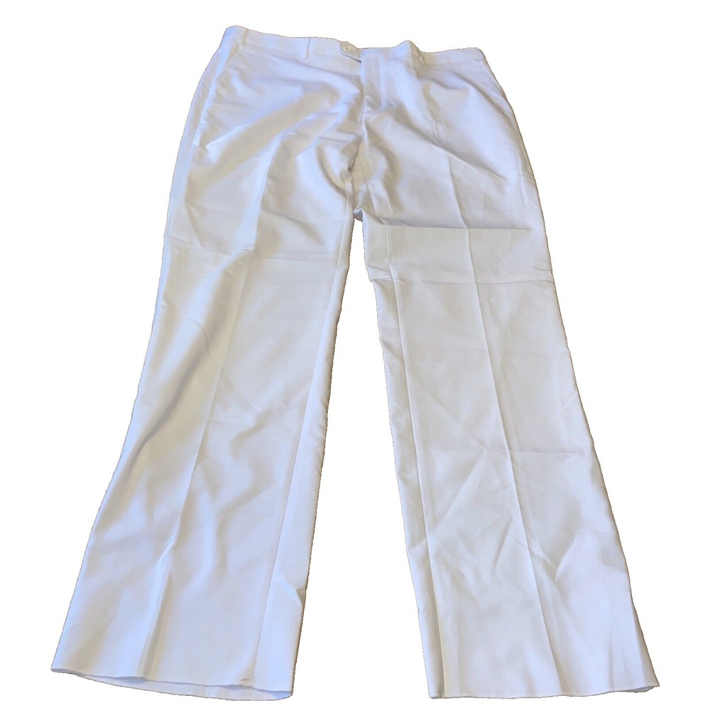 Concitor White Dress Pants Size 42x36 Men's Formal Trousers